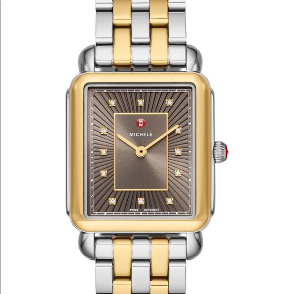 Michele Two-Tone Gold and Silver Watch Michele - Picture 1 of 13